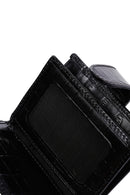 Men's Black Leather Card Holder | Derimod