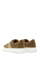 Men's Mink Suede Leather Thick Soled Sneaker | Derimod