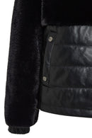 Alabama Women's Black Hooded Teddy Coat | Derimod