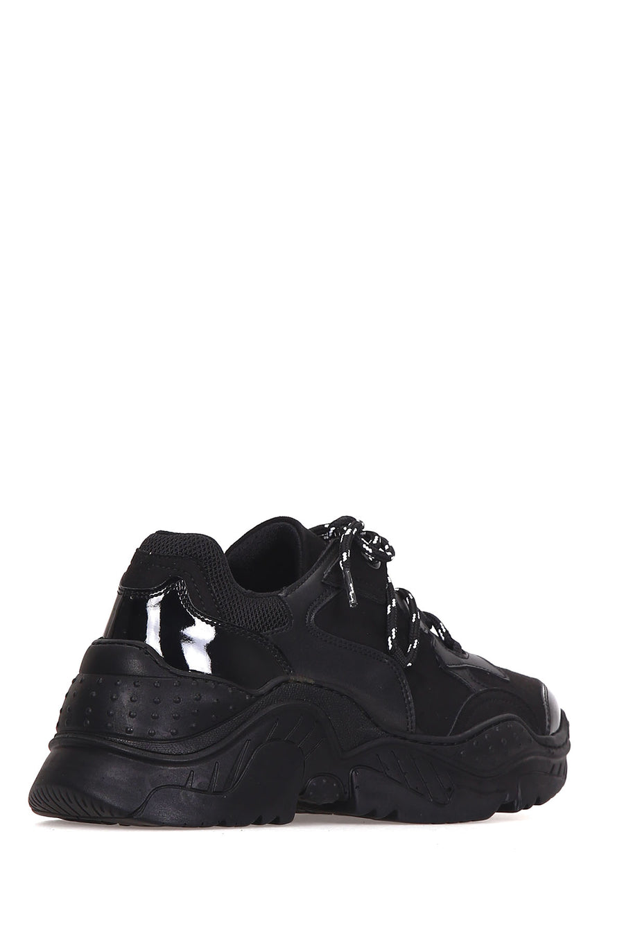 Kadın Rugan Detaylı Sneaker