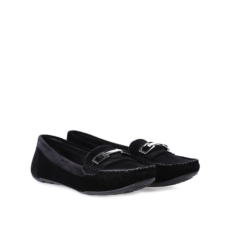 Tokalı Kadın Süet Loafer