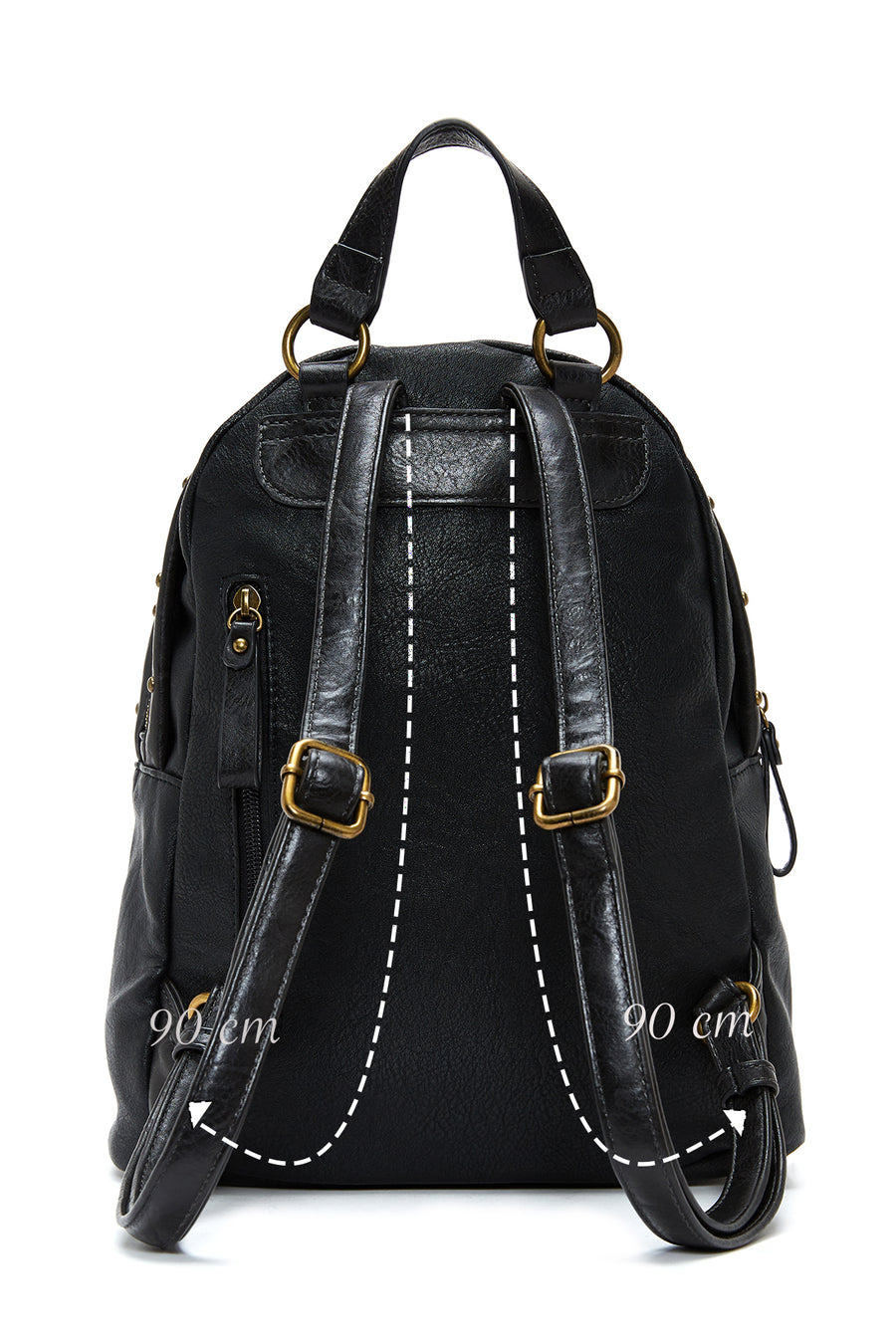 Women's Black Casual Backpack