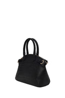 Woman Black Long-Strap Croc-Pattern Classic Shoulder Bag | Derimod