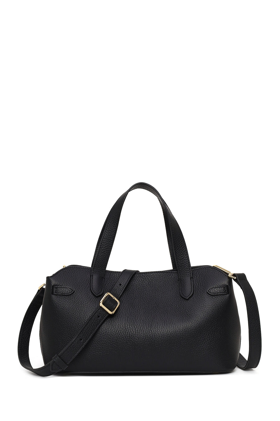 Woman Black Long-Strap Leather Shoulder Bag 25WBD2313FT | Derimod