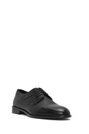 Erkek Siyah Bağcıklı Deri Klasik Ayakkabı | Derimod