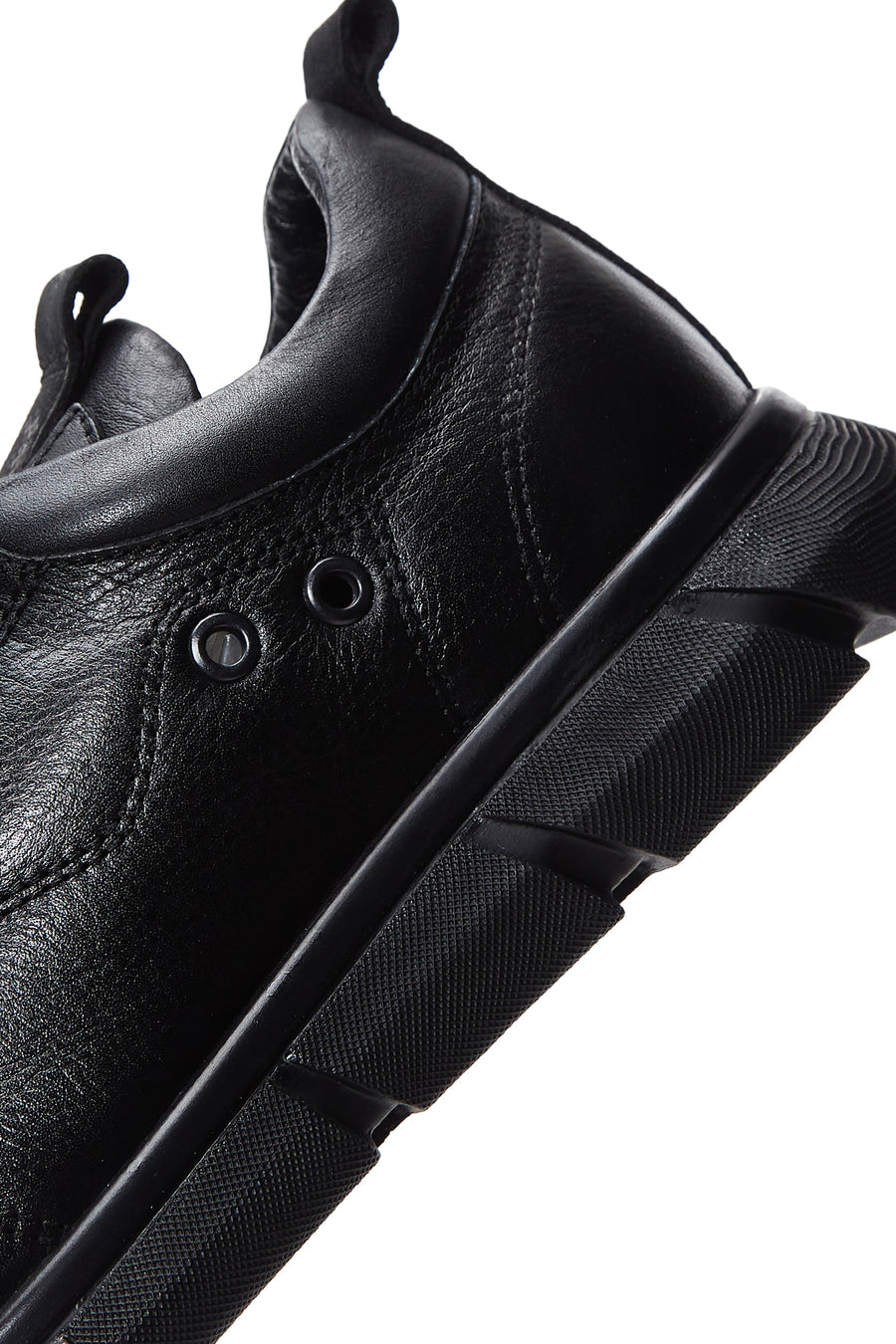Erkek Siyah Deri Casual Sneaker