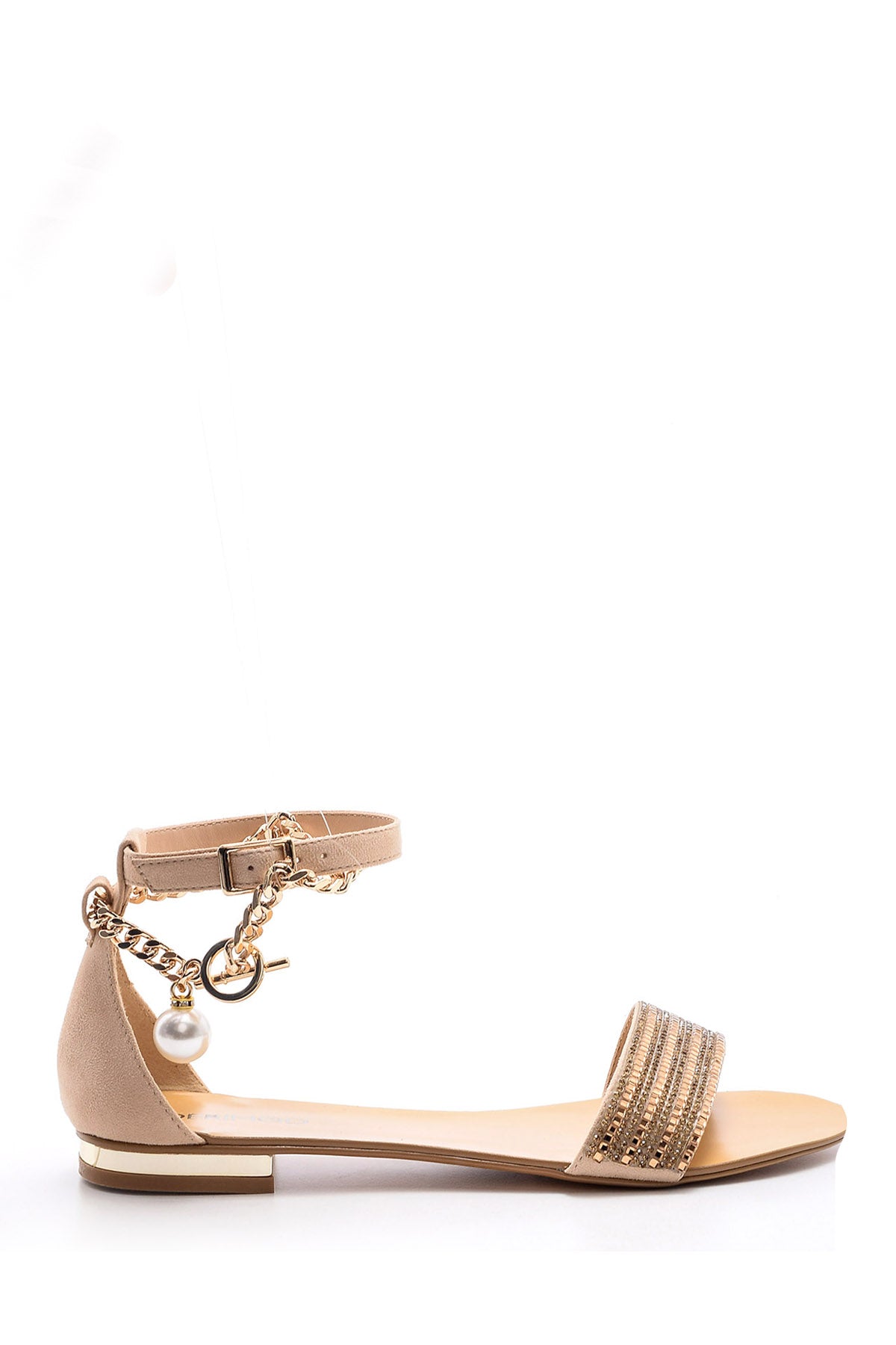 Women's Chain Detailed Sandals 19SFD207014 | Derimod