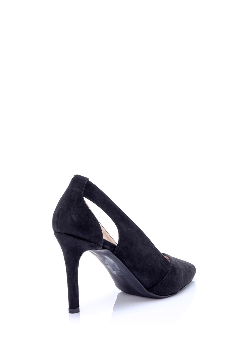 Kadın Topuk Detaylı Süet Stiletto