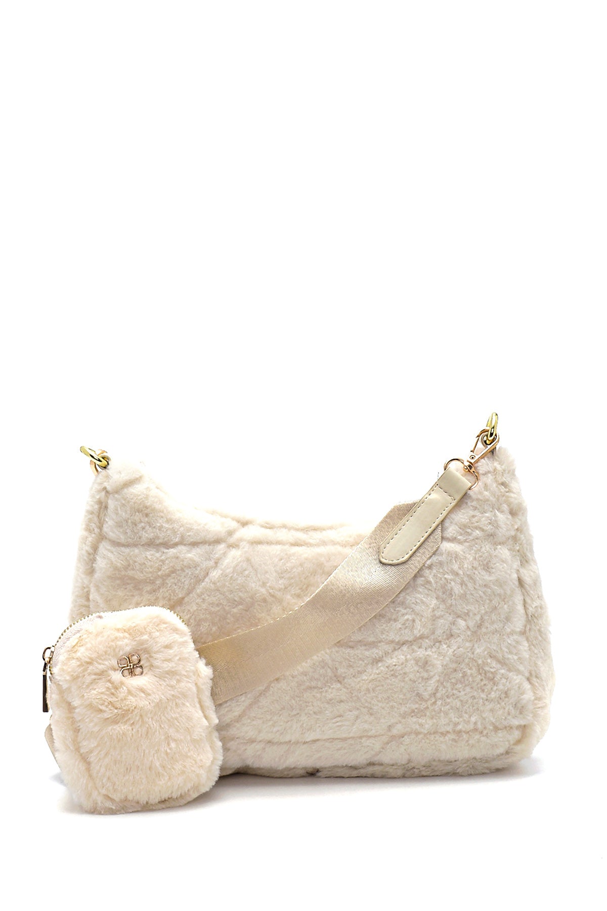 Women's Plush Crossbody Bag 21WBD2138PH | Derimod