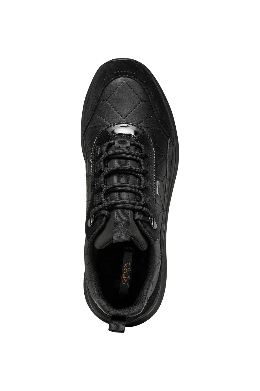 Geox Women's Black Spherica Active X2 Abx Laced Waterproof Sneaker