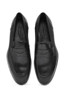 Men's Black Leather Classic Shoes | Derimod