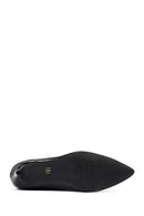 Woman Black Short Thin-Heeled Patent Leather Boot | Derimod
