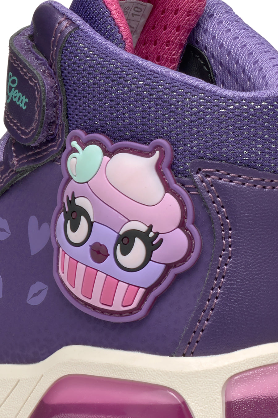 Geox Kız Çocuk Mor Girl Bağcıklı Bilekli Sneaker