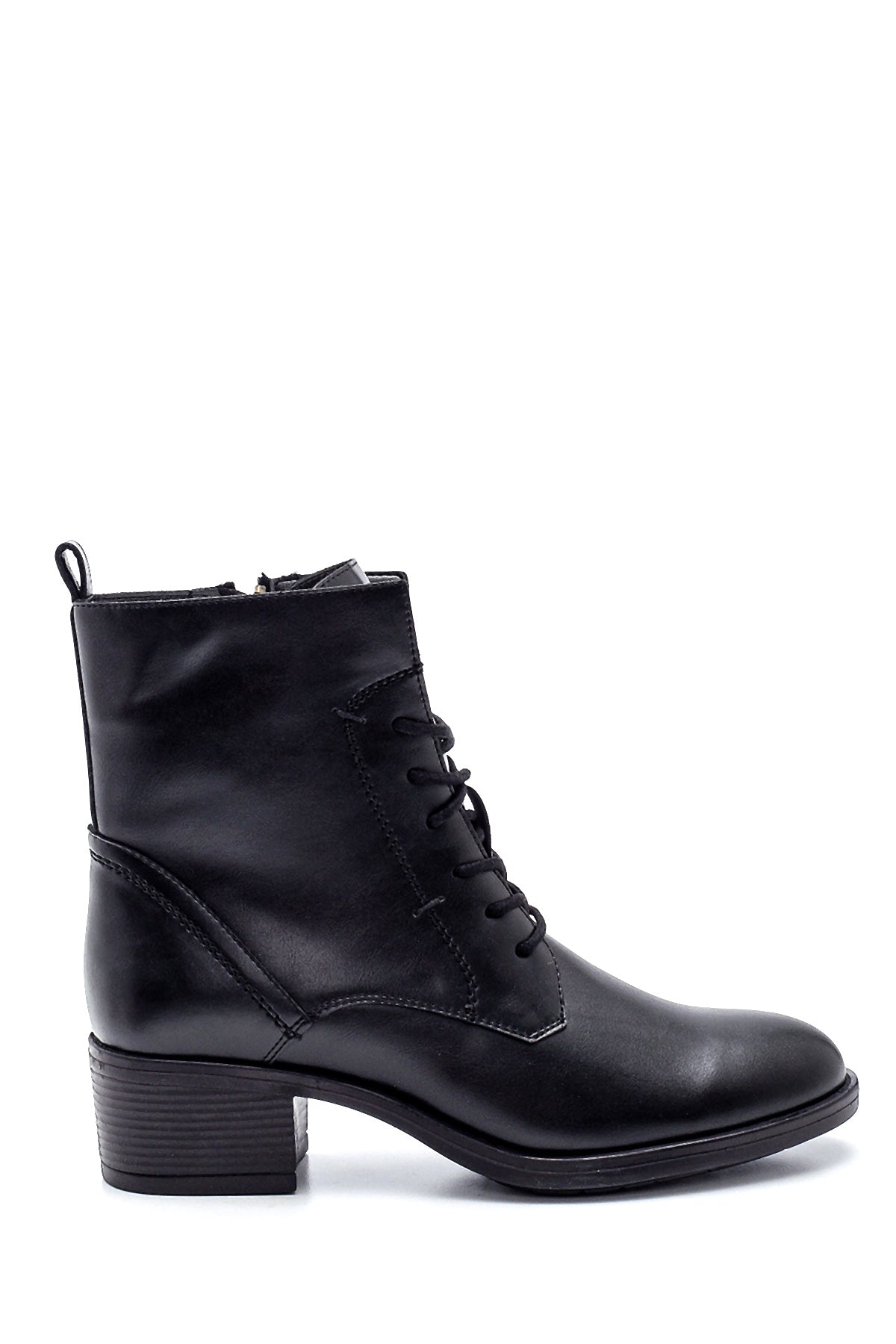 Women's Heeled Zipper Detailed Boots 21WFE250218 | Derimod