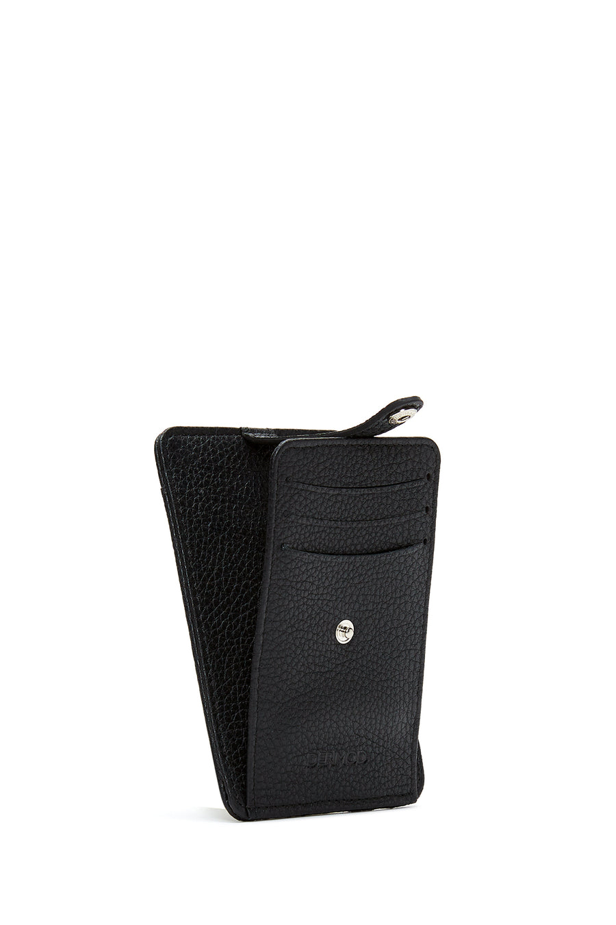 Men's Black Leather Casual Card Holder