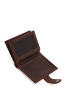 Male Brown Leather Card Holder | Derimod