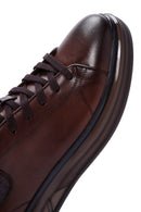 Men's Brown Leather Sneaker | Derimod