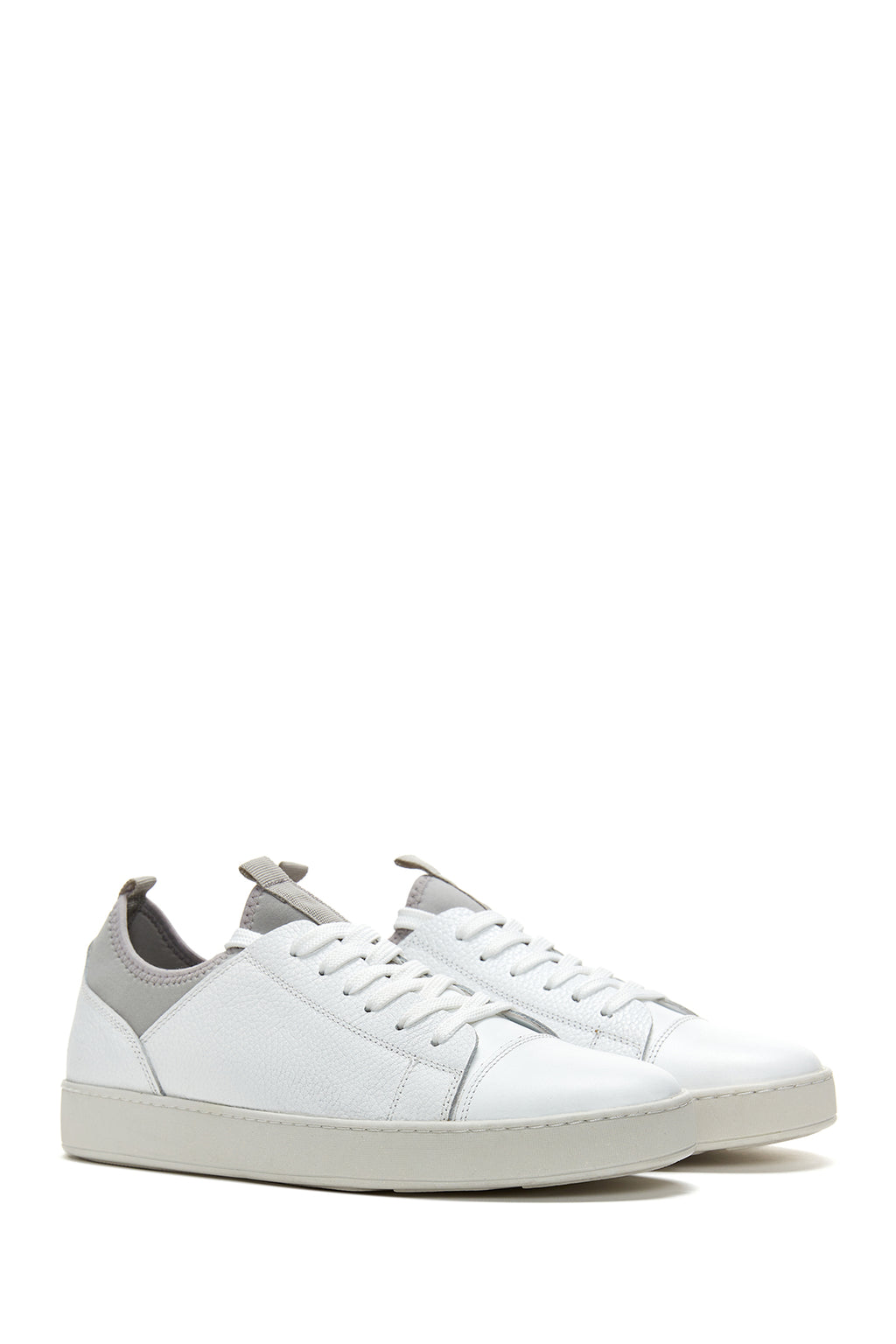 Erkek Beyaz Deri Sneaker