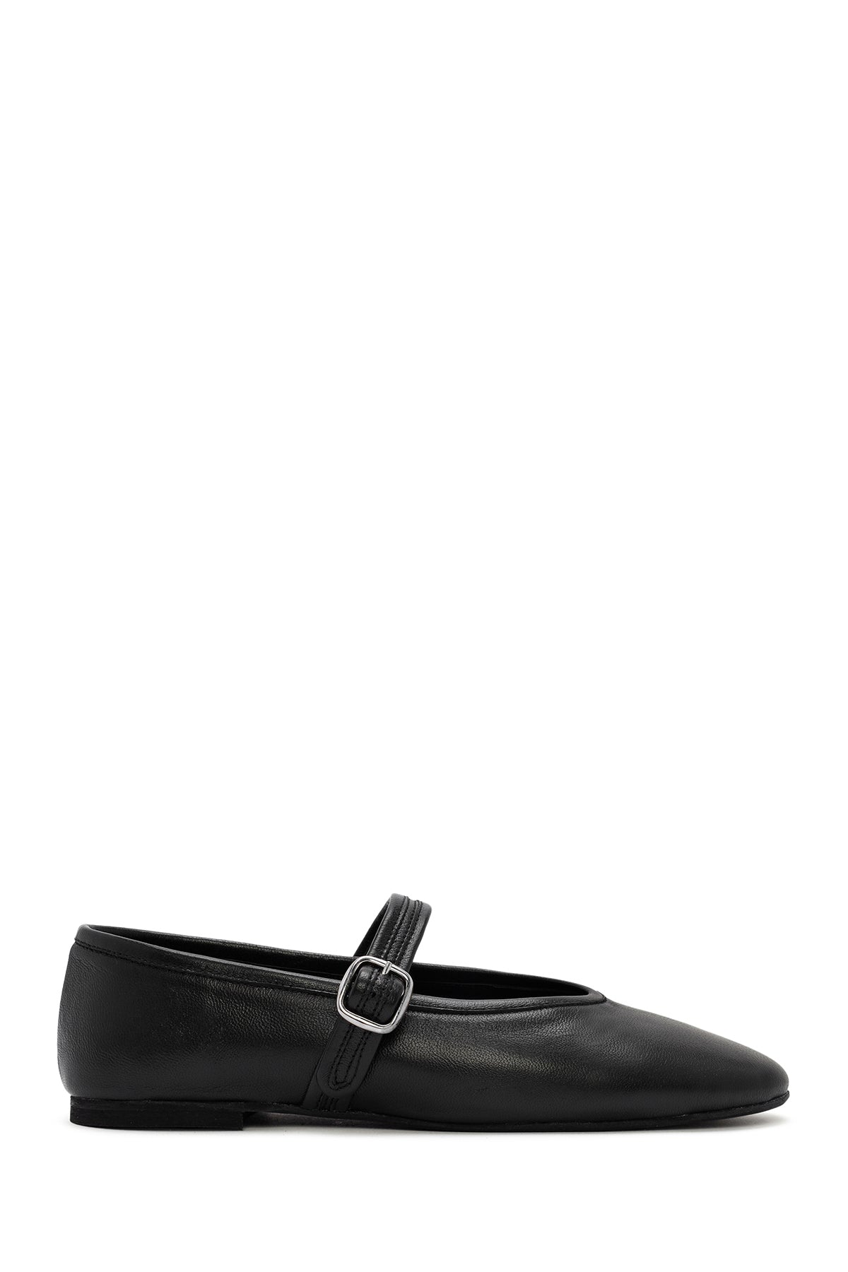 Women's Black Leather Shoes 24SFD140818 | Derimod