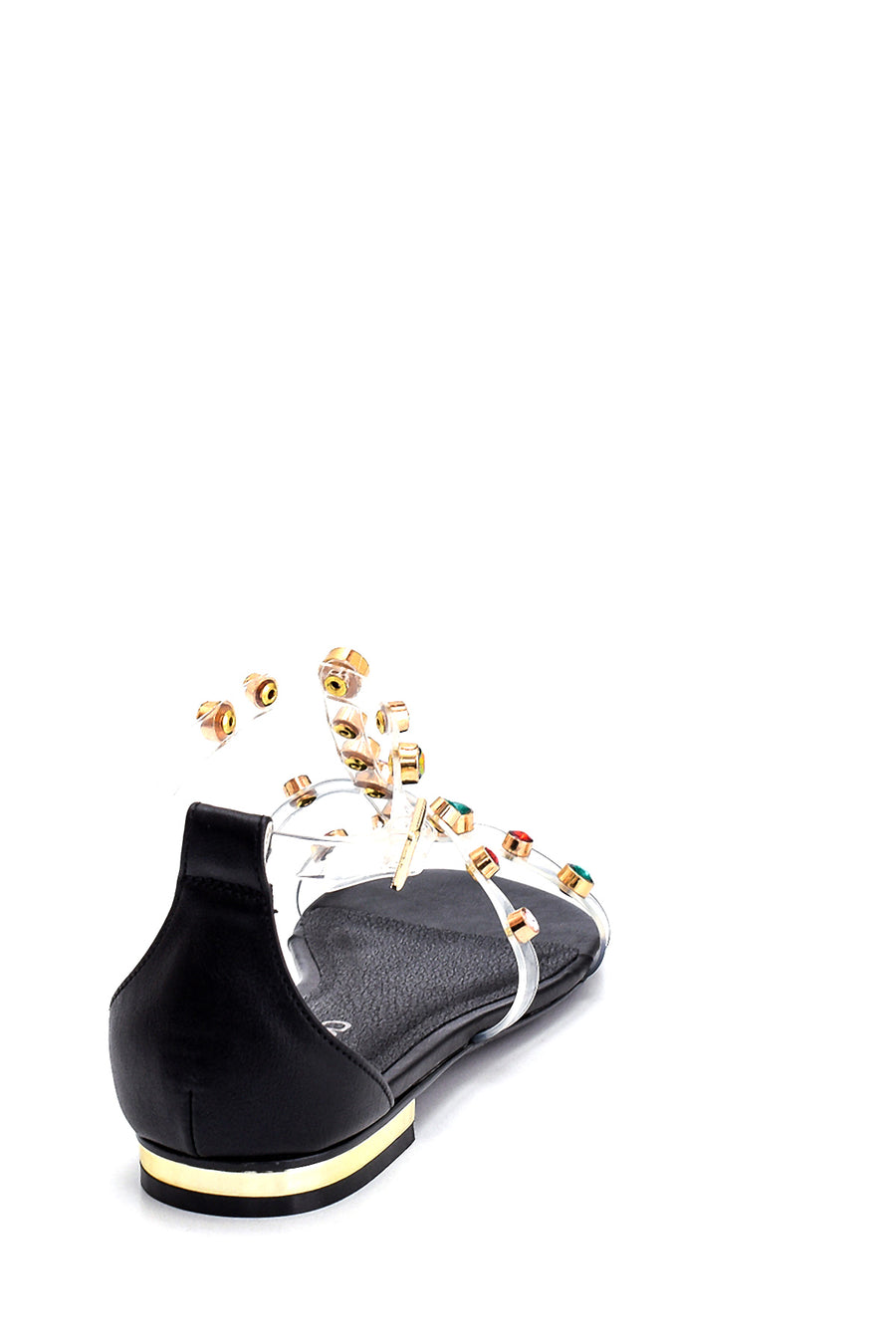 Kadın Taş Detaylı Casual Sandalet
