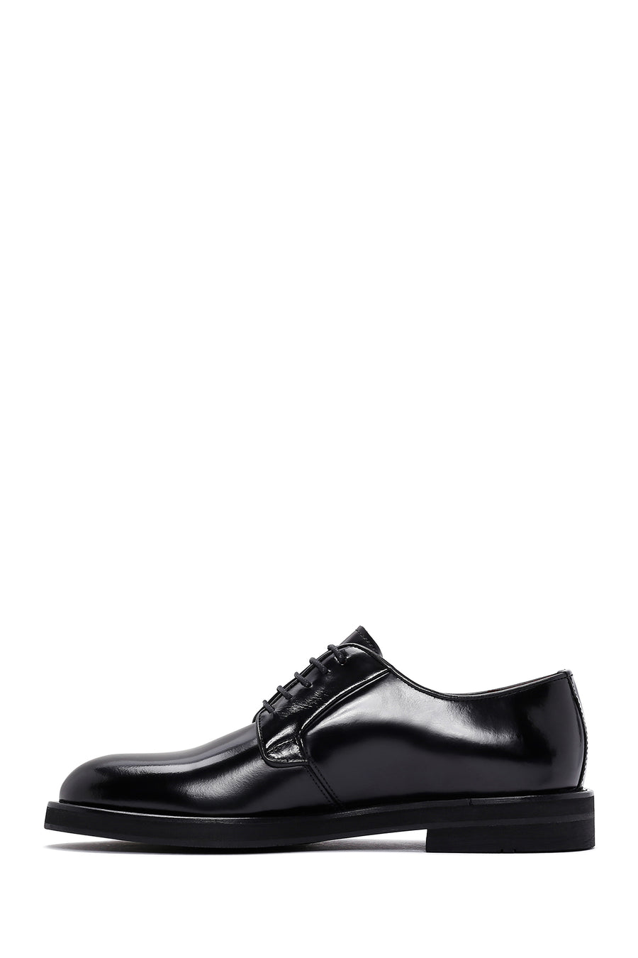 Men's Black Leather Casual Shoes