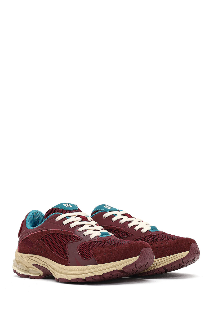Derimod Studio Women's Burgundy Lace-Up Thick-Soled Sneaker