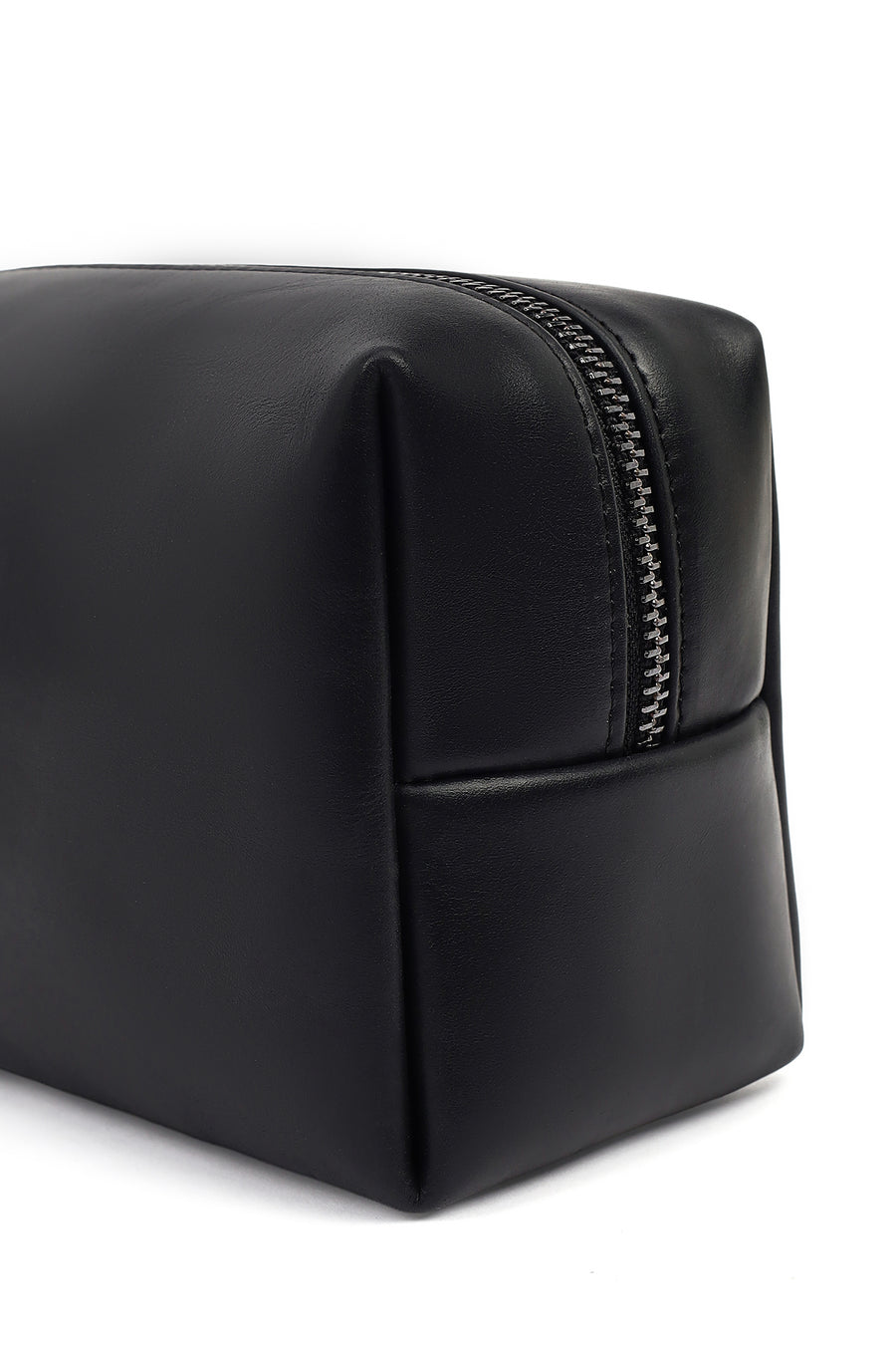 Men's Black Leather Mini Handbag
