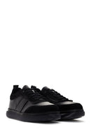 Men's Black Leather Sneaker | Derimod