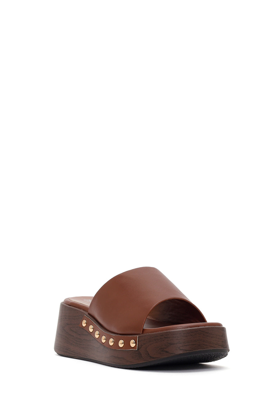 Women's Brown Platform Heel Sandals