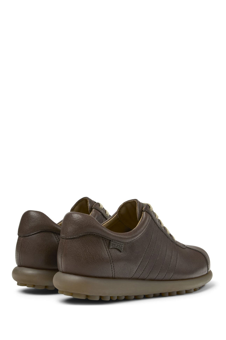 Camper Brown Women's Pelotas Ariel Leather Sports Shoes