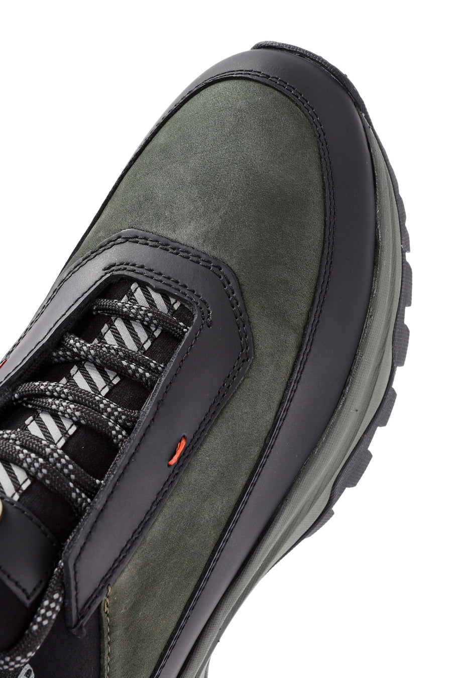 Erkek Yeşil Bağcıklı Nubuk Deri Sneaker