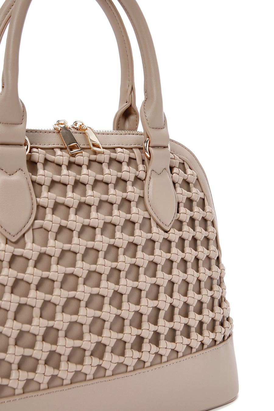 Women's Mink Long Strap Knitted Shoulder Bag