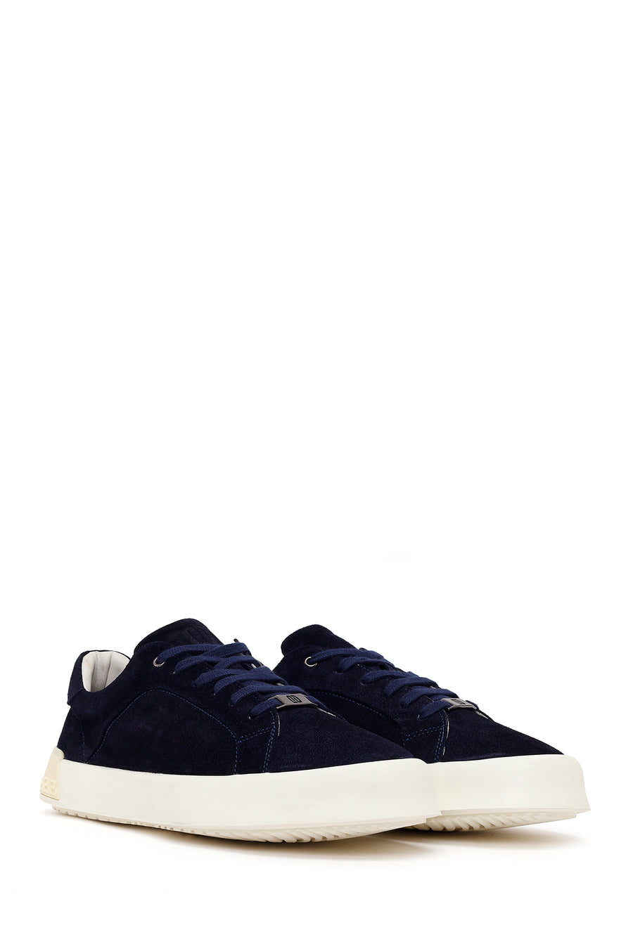 Derimod Fly Male Navy Blue Lace-up Suede Leather Sneaker