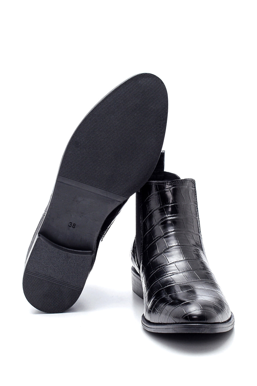 Women's Crocodile Chelsea Boots