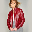 Fanny Women's Leather Jacket | Derimod