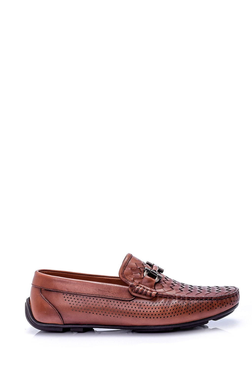 Erkek Tokalı Deri Loafer