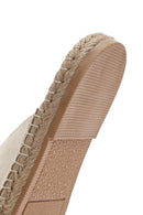 Men's Beige Suede Leather Slippers | Derimod