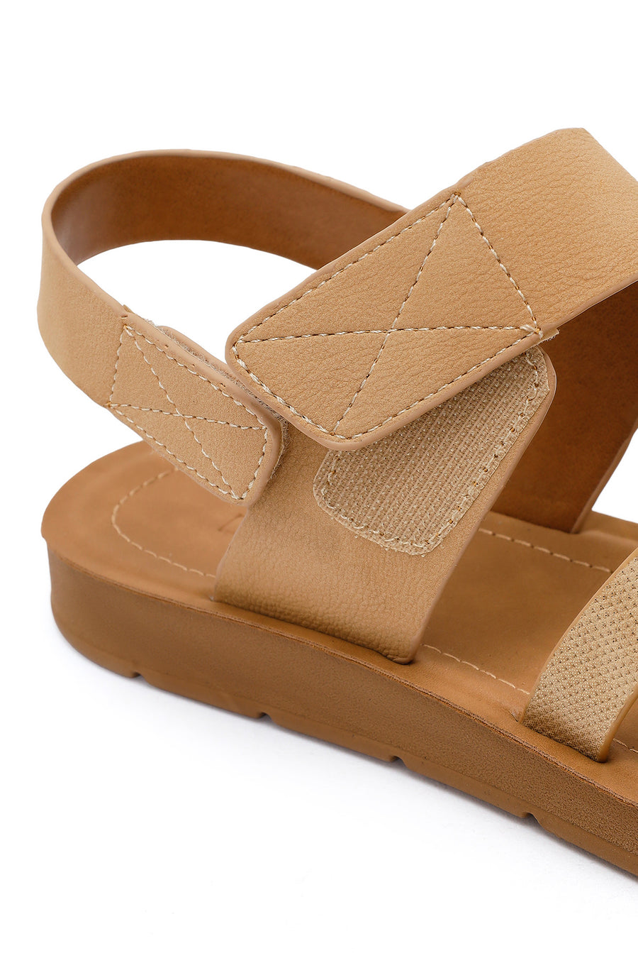 Women's Tan Strappy Sandals