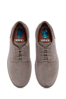 Men's Mink Lace-Up Nubuck Leather Casual Shoes | Derimod