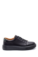 Erkek Siyah Deri Sneaker | Derimod