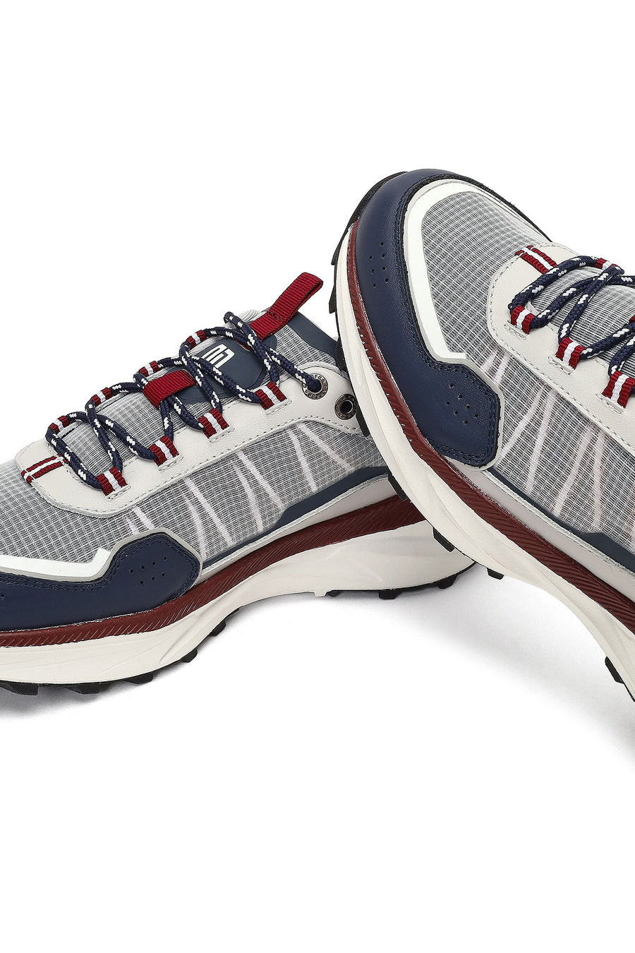 Derimod Studio Men's Navy Blue Lace-Up Thick-Soled Sneaker