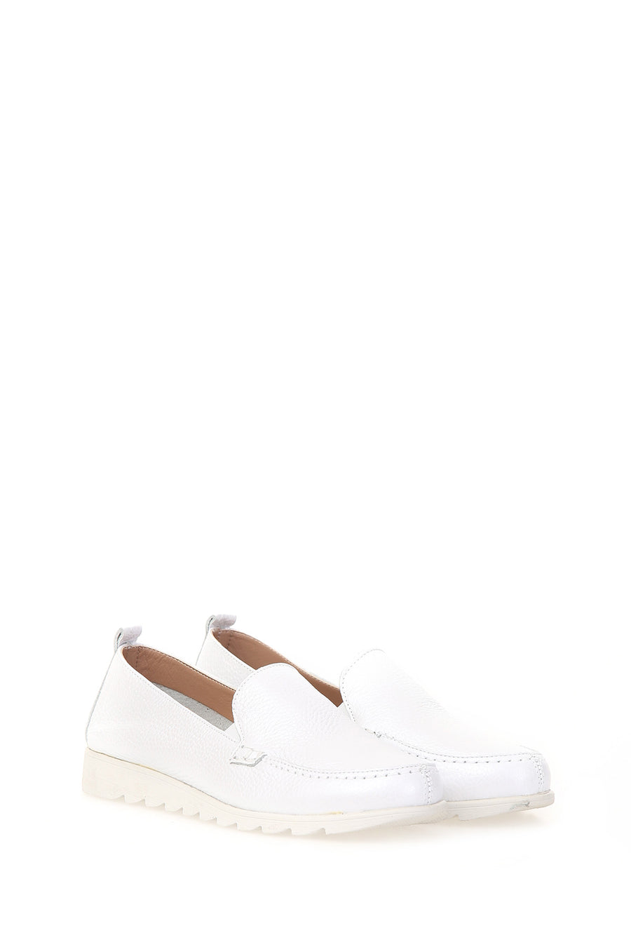 Gray Women's Leather Shoes