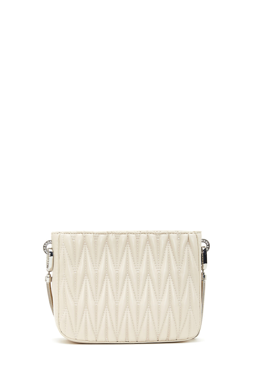Kadın Bej Kapitone Omuz Çantası