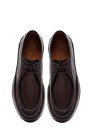 Male Brown Lace-up Leather Casual Shoes | Derimod