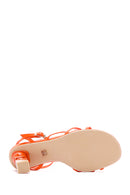 Women's Orange Heeled Sandals | Derimod