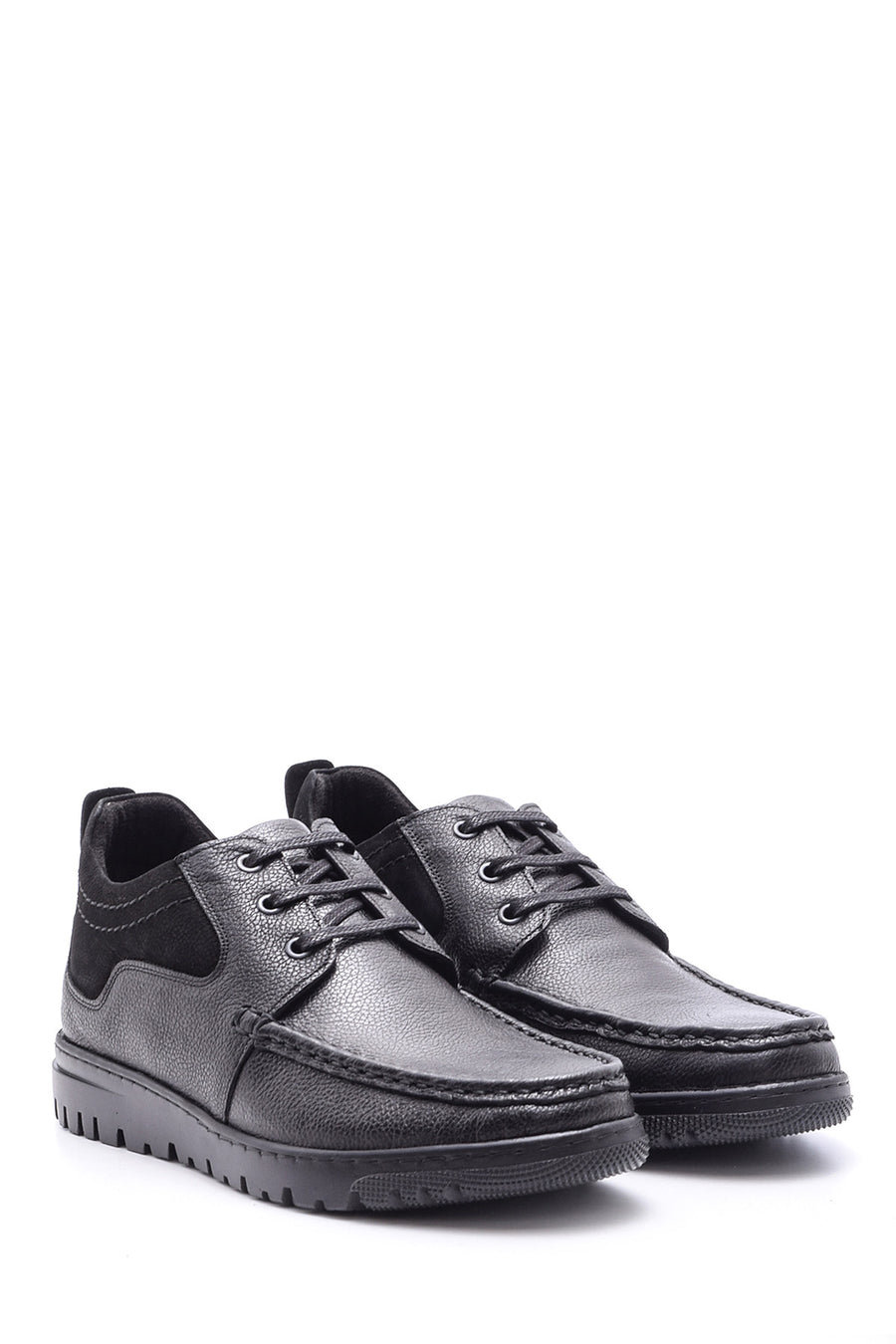 Men's Leather Lace-Up Shoes