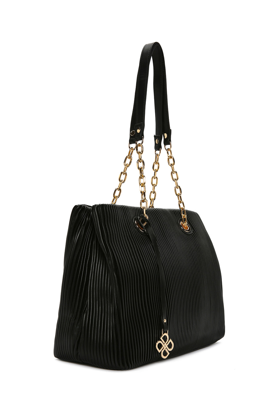 Women's Black Chain Strap Shoulder Bag