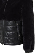 Alabama Women's Black Hooded Teddy Coat | Derimod