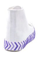 Women's White High Top Sneaker | Derimod