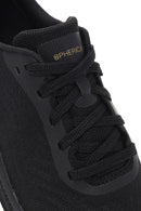 Geox Men's Black Spherica Active X Lace-Up Fabric Sneaker | Derimod